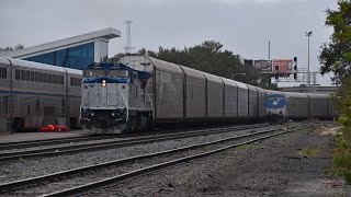 Amtrak Auto Train Arriving in Sanford [upl. by Cired]