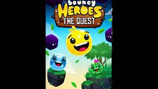 Bounzy Heroes Jump Dash amp Quest bouncy Adventure  Gameplay TRAILER [upl. by Zwiebel]