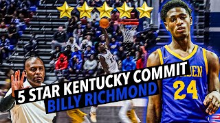 Kentucky Commit quot5 STAR BILLY RICHMONDquot Takes Over Court Sold Out Game amp Penny Hardaway Attended [upl. by Kantor]