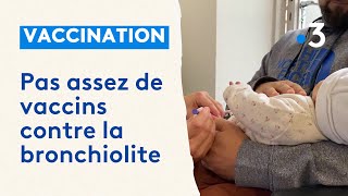 Vaccin contre la bronchiolite  la maternité régionale manque de doses [upl. by Odrahcir]