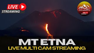 REPLAY🔴 Live Mt Etna Eruption Watch  RealTime  Multi Cam [upl. by Suckram]