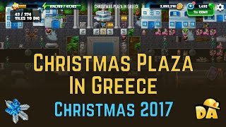 Christmas Plaza in Greece  12 Christmas 2017  Diggys Adventure [upl. by Colby962]