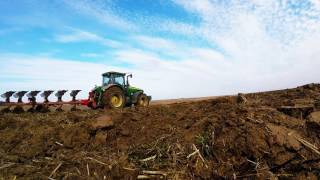 GOPRO  John Deere 8120  Labour 2017 1 [upl. by Aitenev825]