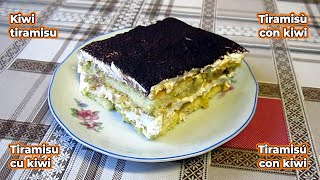 🥝 Tiramisu cu kiwi 🥝  Rețetele Bunicii [upl. by Lithea]