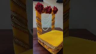 Master These Art Techniques DIY crafts for every occasionsinghasan for bhagwan ji shortsvideo [upl. by Eimmot]