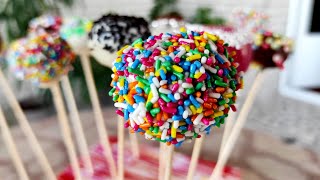 CAKE POPS  Kuglice na stapicu za decije rodjendane [upl. by Spielman]