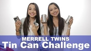 Tin Can Challenge  Merrell Twins [upl. by Daniele]