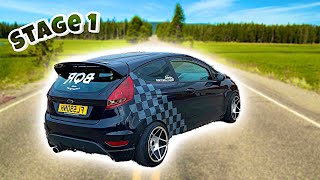 FORD FIESTA TDCI STAGE 1 WITH POPCORN LIMITER IT WAS LIT [upl. by Yrek87]