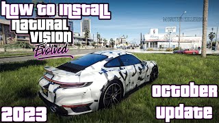 How to install FREE NVE October Update 2023 in GTA 5 [upl. by Anayk922]