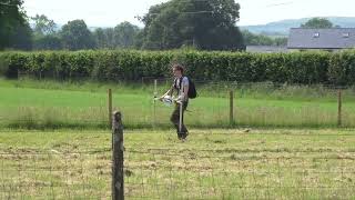 Archaeological geophysics survey work Abaty Ystrad FflurStrata Florida Abbey Ceredigion CymruWales [upl. by Craddock]