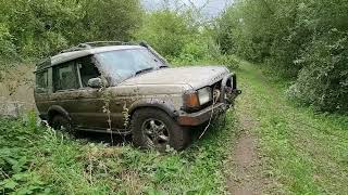 discovery td5 stuck in deep water recovery and then playing in the mud [upl. by Stilla]