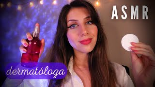 ASMR • Soy tu DERMATÓLOGA Rutina de Skincare COMPLETA  Roleplay Dra Cielo 🌈 Cuidado facial [upl. by Ralston]