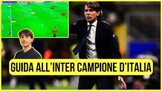 COME L’INTER DI SIMONE INZAGHI HA DOMINATO LA SERIE A  Con Lavagna Tattica [upl. by Trebleht]