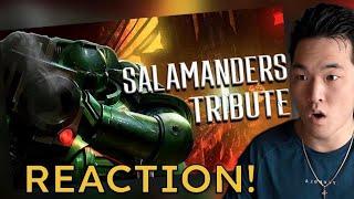 Salamanders Tribute  Anvil of War Reaction  Warhammer 40K  WarriorTier  Marine Veteran Reacts [upl. by Eilojne]