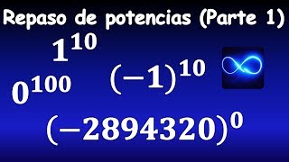 36 Repaso de potencias Respuestas del video 35 [upl. by Tila]