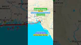 Empire Of Mughal  Map of Mughal Empire india mughal aurangzeb akbar mughalempire [upl. by Eidur]