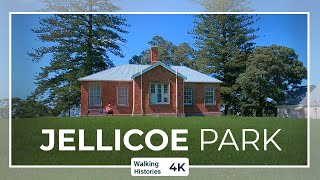 Jellicoe Park in Onehunga  Aotearoa New Zealand History Walking Tour 4K [upl. by Nyrhtak897]