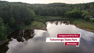 Tishomingo State Park Campground Drive Thru [upl. by Thaddeus]