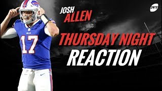 NFL preseason week 1 reaction Josh Allen  PFF [upl. by Hamel]