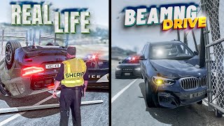 Realistic Car Crashes  Real Life on BeamNGDrive 27 [upl. by Ecinna617]