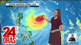 Update sa Bagyong Leon as of 700 pm  24 Oras [upl. by Ahrendt749]