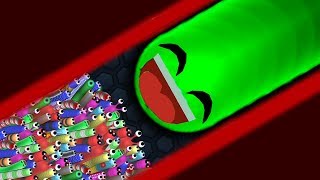 Slitherio 1 Troll Giant Snake vs 97779 Tiny Snakes Epic Slitherio Gameplay [upl. by Aronow]