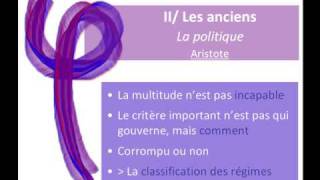 Aristote et la politique [upl. by Ynnohj]