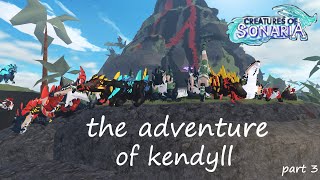 The adventure of kendyll part 3 I Creatures of Sonaria [upl. by Aimas532]