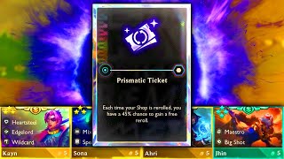 PRISMATIC TICKET IS BROKEN ⭐⭐⭐⭐ TFT SET 10 [upl. by Ecnatsnok825]