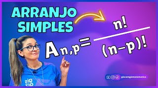 ARRANJO SIMPLES  ANÁLISE COMBINATÓRIA  Gis com Giz [upl. by Aicirt393]