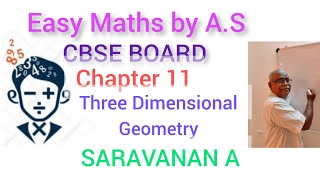 XII MathsCBSE V7 Vector and Cartesian Equation of Plane in Normal form [upl. by Ahsika999]