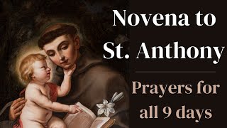 St Anthony Novena  Prayers for ALL 9 days [upl. by Alekin147]