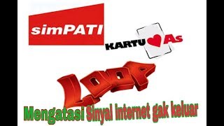 Mengatasi sinyal internet tidak keluar di kartu telkomsel [upl. by Rebmaed]