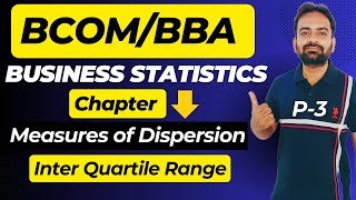 Measures of Dispersion part3  Inter Quartile Range Percentile Range Business Statistics BcomBBA [upl. by Merle]