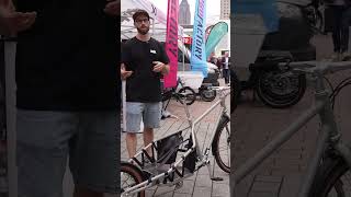 Lastenrad mit guter Fahrdynamik messe lastenrad eurobike cargobike [upl. by Aimil]