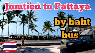 Jomtien to Pattaya by Baht bus🇹🇭 [upl. by Urbanus]