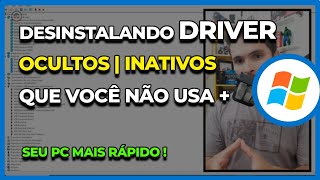 PROBLEMA de DRIVER Como DESINSTALAR ou REMOVER DRIVER OCULTO INATIVO ou ESCONDIDO no WINDOWS [upl. by Esbenshade353]