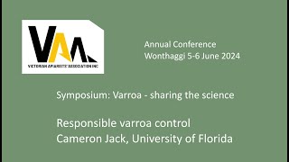 Responsible varroa control Cameron Jack [upl. by Yraeg]