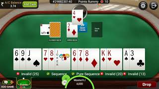 How to play Rummy Part 2 With live demo  Malayalam Rummy online tutorial [upl. by Solahcin551]