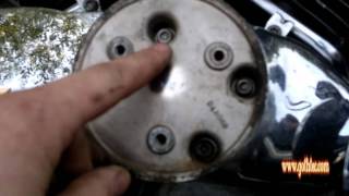 Changing a Yamaha Dragstar XVS650 Clutch [upl. by Eidarb]