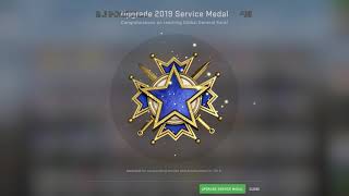 Getting 2019 Tier 3 Service Medal in CSGOBlue badge 2022 [upl. by Childers]