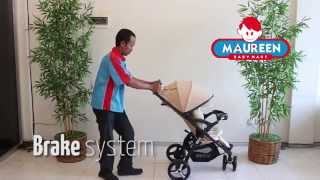 CARA MENGGUNAKAN STROLLER Baby elle S 700 CURVE 2 [upl. by Ewnihc132]