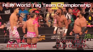 FULL MATCH AEW World Tag Team Championship The Acclaimed c vs Swerve In Our Glory 111922 FG22 [upl. by Charin487]