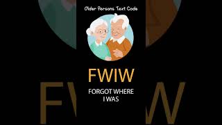 Senior Citizens Text Message Abbreviations quotFUNNYquot [upl. by Zacharie]