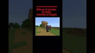 El proceso para pasarse Minecraft minecraft viralvideo tutorial [upl. by Ilonka]