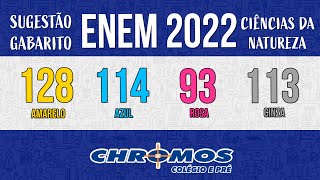 Gabarito ENEM 2022 CHROMOS  Prova Amarela Questão 128  Ciências da Natureza [upl. by Wren]