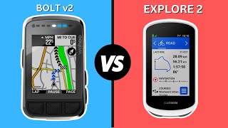 Wahoo Elemnt Bolt v2 vs Garmin Explore 2  Which One Is Better [upl. by Velma]