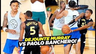 Dejounte Murray Gets DISRESPECTFUL vs 1 Pick Paolo Banchero Zeke End Tournament Got WILD [upl. by Vevay]