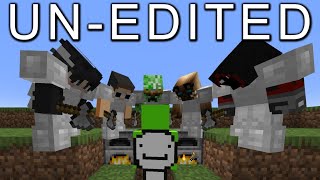 Minecraft Manhunt UNEDITED 5 Hunters FINALE REMATCH [upl. by Dracir]