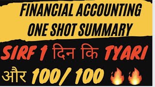 Financial Accounting bcom 1st year oneshot  Bcoc 131 one shot  ignou bcoc 131 one shot  bcomg [upl. by Broderick]